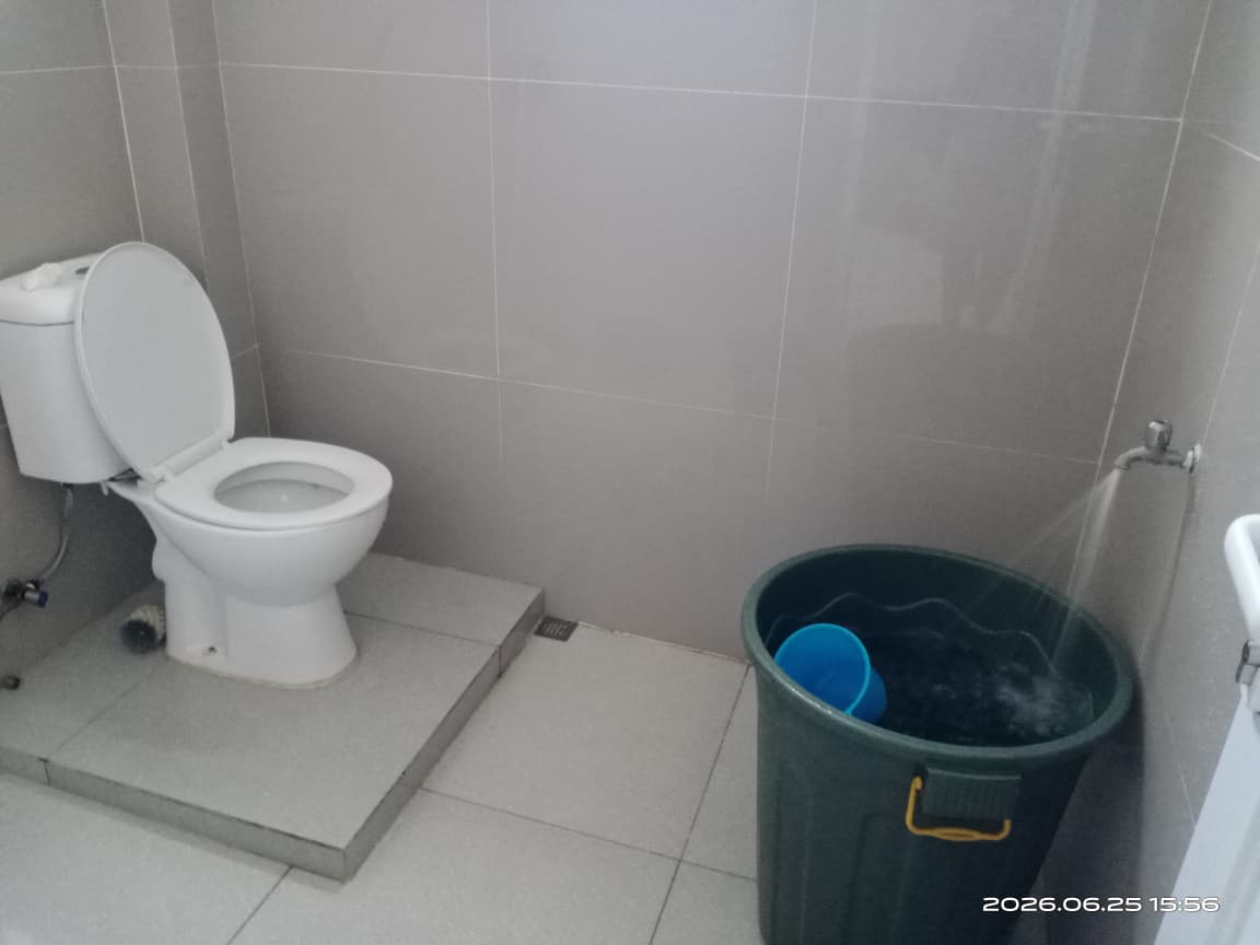 Menggunakan Air Bersih