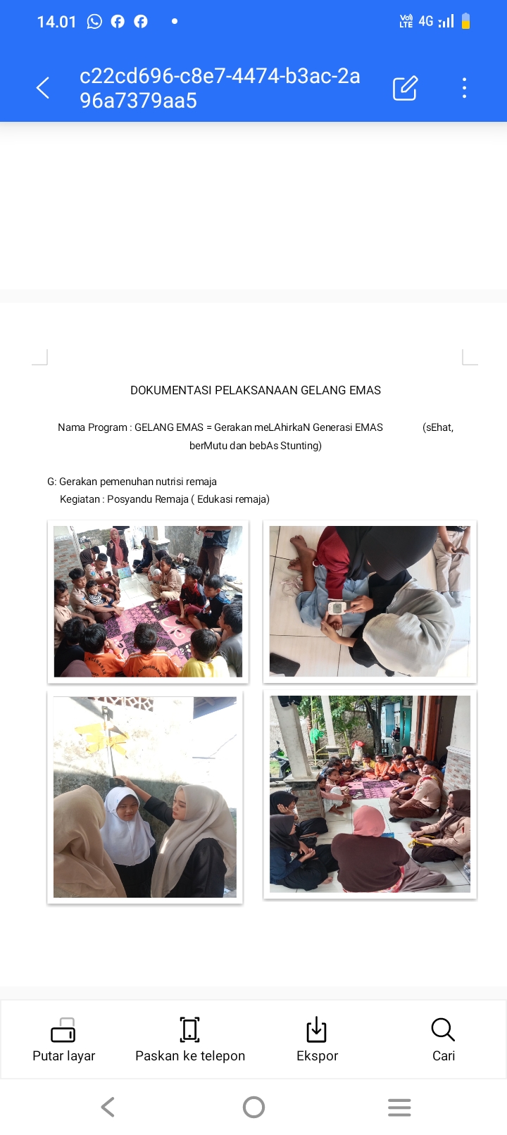 INOVASI GELANG EMAS