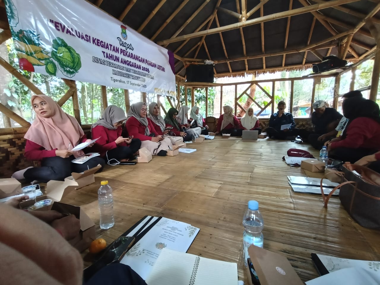 Evaluasi kegiatan pekarangan pangan
