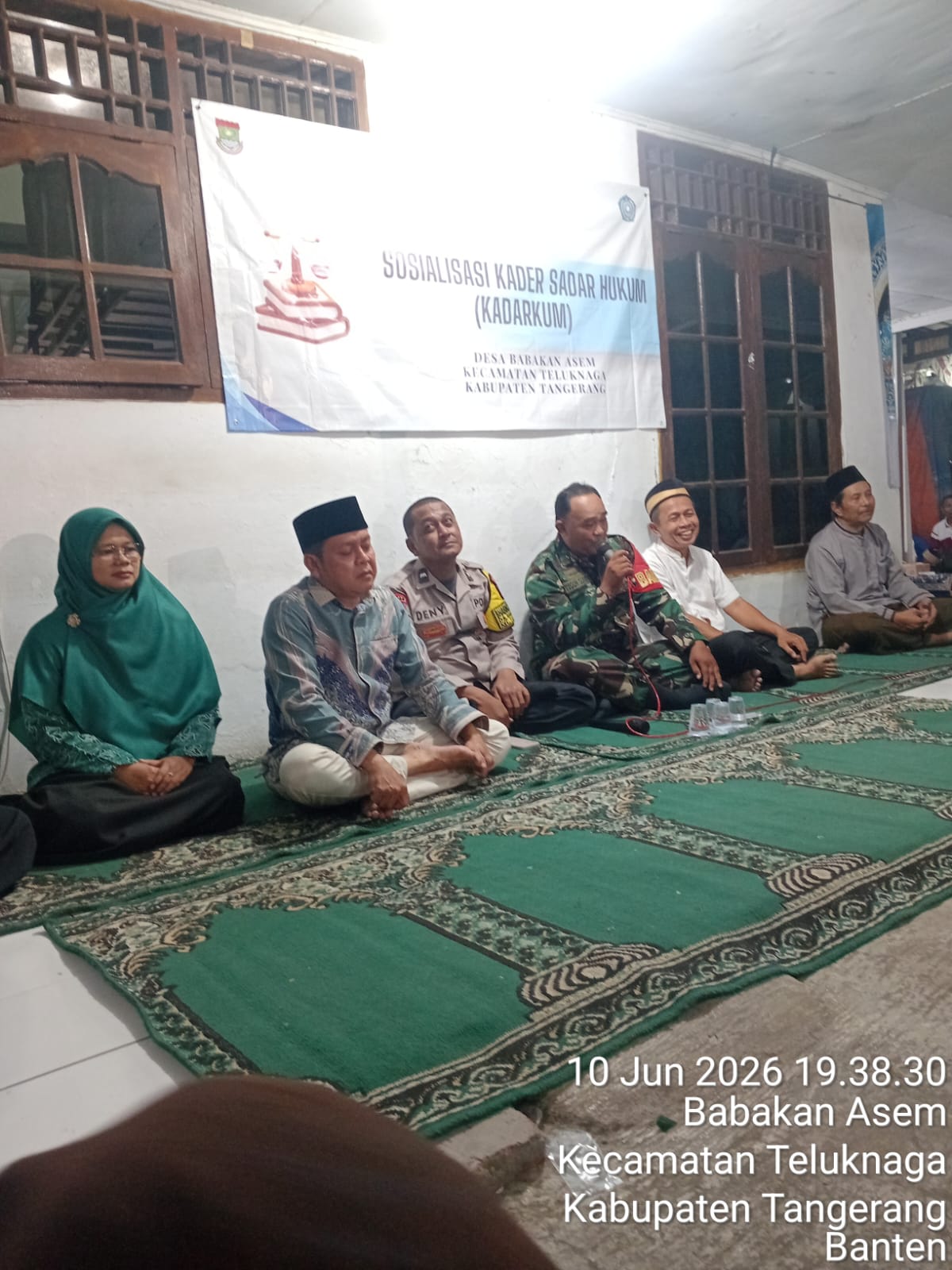Kegiatan Sosialisasi tentang KADARKUM ( Kader Sadar Hukum)