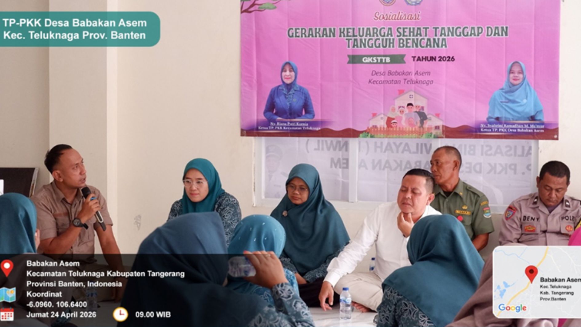 SOSIALISASI GERAKAN KELUARGA SEHAT TANGGAP DAN TANGGUH BENCANA (GKSTTB)
