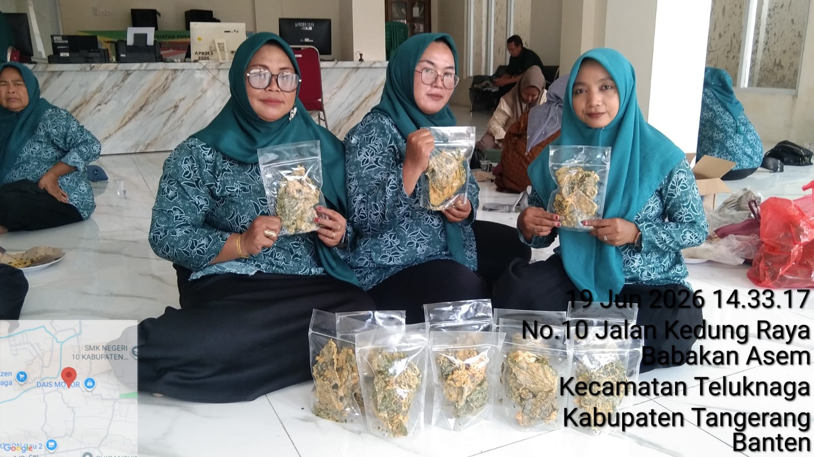 Mengolah bayem menjadi produk cemilan sehat