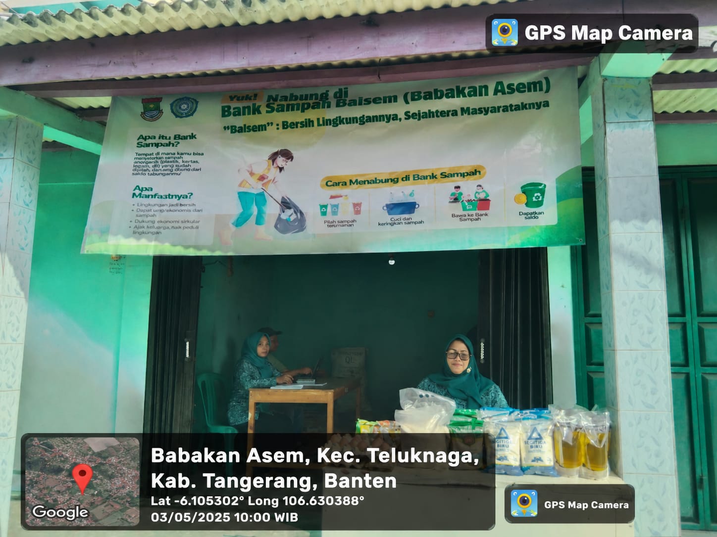 Kegiatan pengelolaan sampah   dibank sampah Babakan asem ( BALSEM ) 