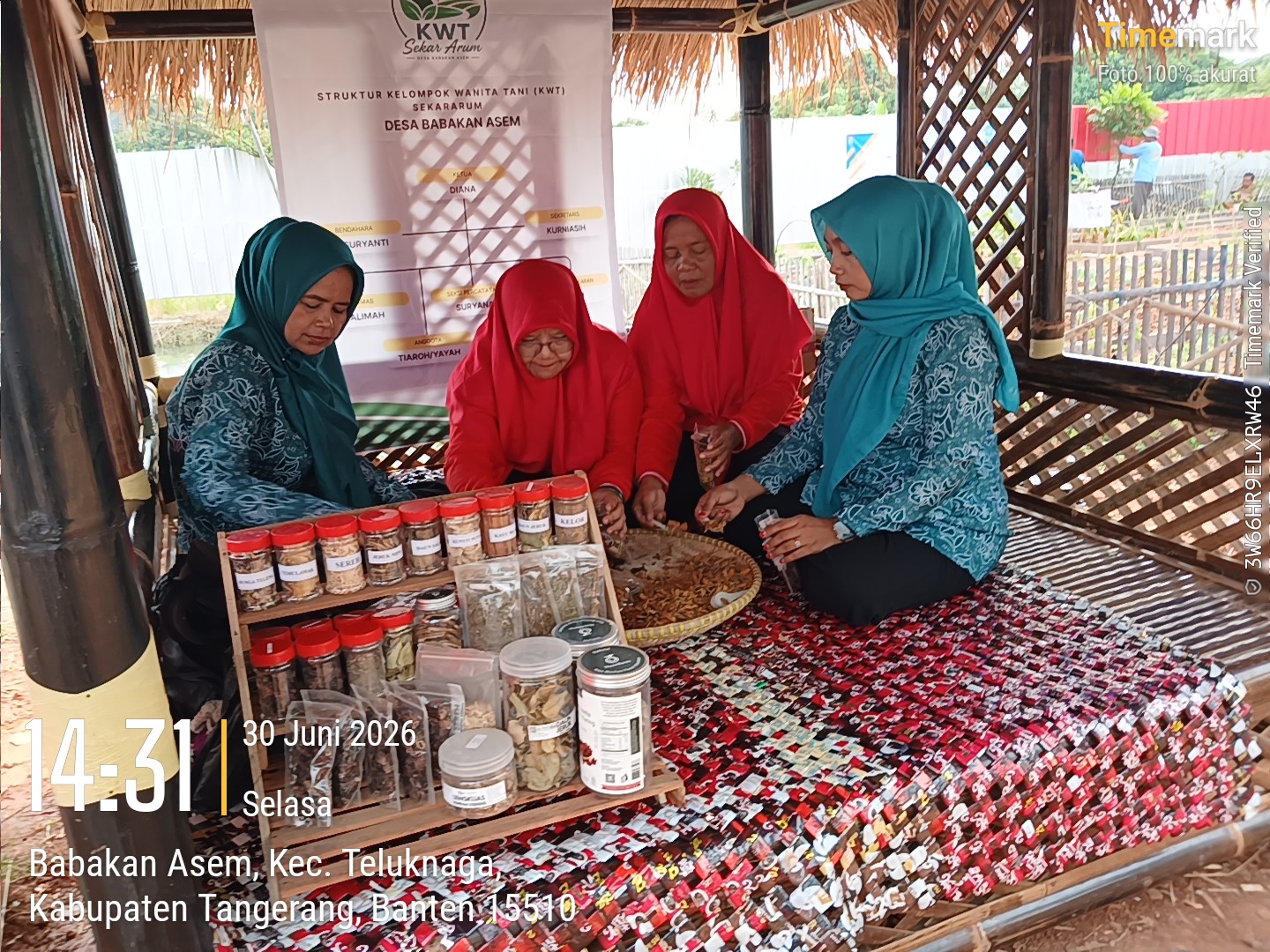KEGIATAN MENGOLAH REMPAH SEHAT ( REHAT ) MENJADI JAMU. 