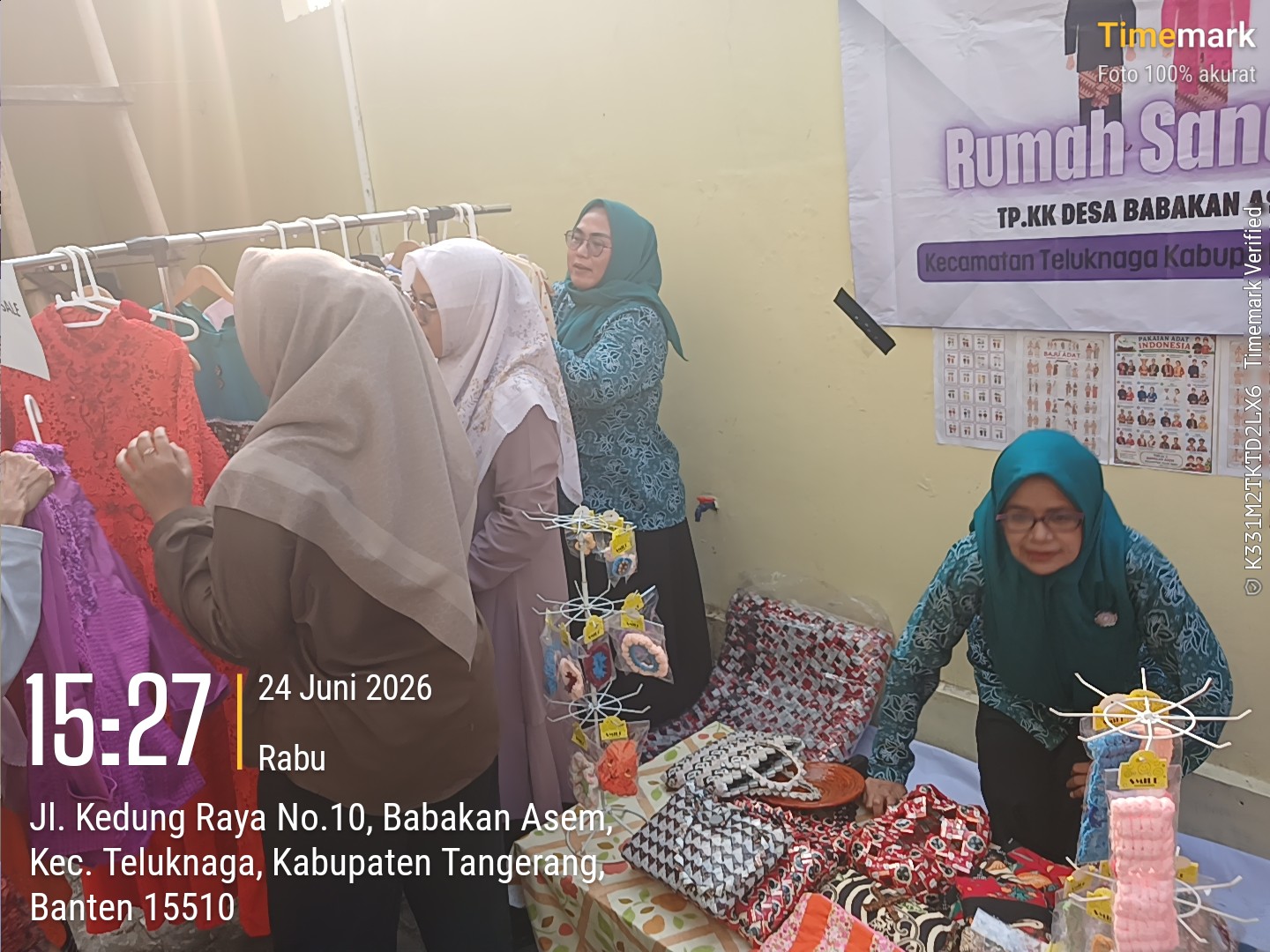 KEGIATAN BARADE SALE DIRUMAH SANDANG  DESA BABAKAN ASEM 