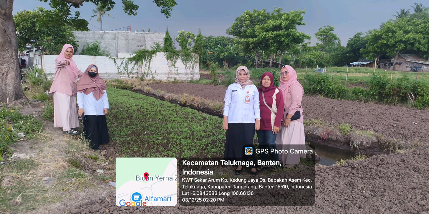 MONITORING DARI DINAS PERTANIAN P2L KWT SEKAR ARUM BABAKAN ASEM KEC, TELUKNAGA